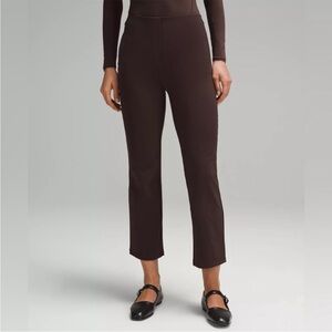 Lululemon Smooth Fit Pull-On High-Rise Cropped Pant | Espresso | Size: 8